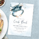 Search for crab boil invitations Watercolor