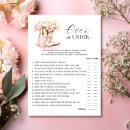 Search for over under bridal shower games Bride