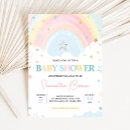 Search for rainbow baby sprinkle invitations Pastel
