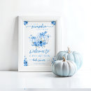 Search for blue pumpkin posters Floral