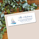 Search for sailboat return address labels Yacht