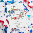 Search for patriotic red invitations Elegant