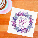 Search for 95th birthday napkins For her