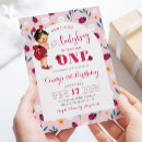 Search for pink ladybug invitations Our little ladybug
