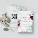 Search for burgundy and green wedding invitations Elegant