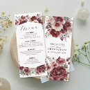 Search for fancy wedding menus Floral