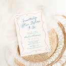 Search for something blue wedding invitations Typography