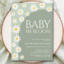 Search for daisy baby shower invitations Simple
