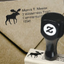 Search for moose rubber stamps Wildlife