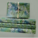 Search for bird wrapping paper Blue