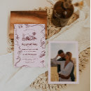 Search for whimsical engagement party invitations Pink and red