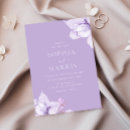 Search for purple flowers invitations Lavender