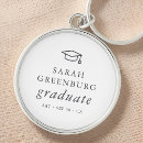 Search for chic graduation key rings Graduate