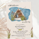 Search for fishing baby shower invitations Reel excited