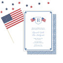 Search for flag wedding invitations Elegant
