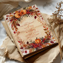Search for thanksgiving wedding invitations Rust flowers botanical autumn