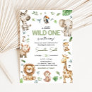 Search for wild one baby shower invitations Modern