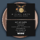 Search for musician drummer business cards Drums