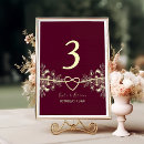 Search for gold numbers table wedding table cards Simple