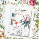 Search for wild birds invitations Pink