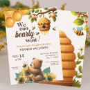 Search for honey bear and bee invitations Mother to be