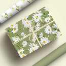 Search for daisy wrapping paper Yellow and white