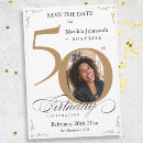 Search for save the date surprise party postcards Typography