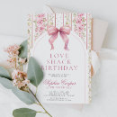 Search for love birthday invitations Floral