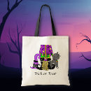Search for witch on broomstick bags Trick or treat