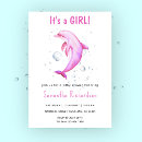 Search for dolphin baby shower invitations Under the sea