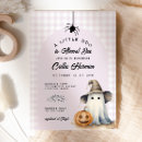 Search for ghost baby shower invitations October