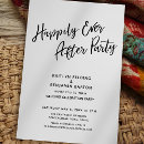 Search for happily ever after wedding invitations Modern