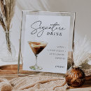 Search for signature drink signs Espresso martini