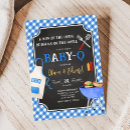 Search for blue gingham barbecue invitations Bbq