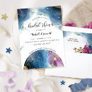 Search for celestial bridal shower invitations Watercolor