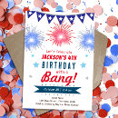 Search for fireworks birthday invitations Summer