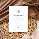 Search for white engagement party invitations We are engaged