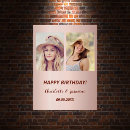 Search for 80th birthday for women posters Rose gold