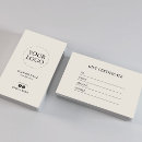 Search for ivory business cards Simple