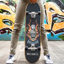 Search for flaming skull skateboards Cool