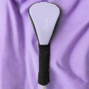Search for purple golf head covers Girly