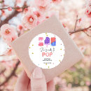 Search for pop round stickers Minimalist