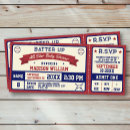 Search for baseball ticket invitations All star