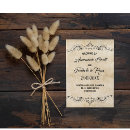 Search for aged paper wedding invitations Flourish