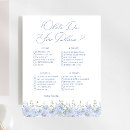 Search for blue bridal shower games Calligraphy
