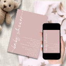 Search for text baby shower invitations Modern