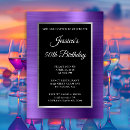 Search for amethyst birthday invitations Girly