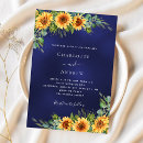 Search for blue and sunflower wedding invitations Fall
