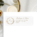 Search for gold crown return address labels Elegant