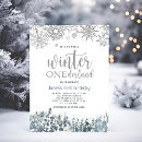 Search for winter onderland invitations Watercolor